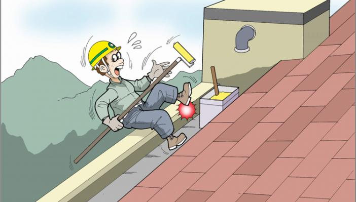 경기도 성남시 주택 외벽 방수 작업 중 옥상에서 추락 사고(2023.3.11)